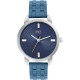 часовник,часовници,аксесоари,на,разпродажба,french,connection,french,connection,silver,case,round,shape,silver,strap,quartz,watch,blue