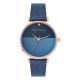часовник,часовници,аксесоари,на,разпродажба,french,connection,french,connection,rose,case,round,shape,blue,strap,quartz,watch,navy,blue