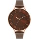 часовник,часовници,аксесоари,на,разпродажба,french,connection,french,connection,rose,case,round,shape,brown,strap,quartz,watch,brown