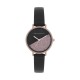 часовник,часовници,аксесоари,на,разпродажба,french,connection,french,connection,rose,case,round,shape,black,strap,quartz,watch,black