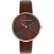 часовник,часовници,аксесоари,на,разпродажба,french,connection,french,connection,rose,case,round,shape,brown,strap,quartz,watch,brown