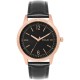 часовник,часовници,аксесоари,на,разпродажба,fcuk,fcuk,rose,case,round,shape,black,strap,quartz,watch,black