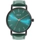 часовник,часовници,аксесоари,на,разпродажба,fcuk,fcuk,black,case,round,shape,green,strap,quartz,watch,green