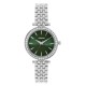 часовник,часовници,аксесоари,на,разпродажба,fcuk,fcuk,silver,case,round,shape,silver,strap,quartz,watch,green