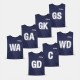 нетбол,mitre,adults,netball,bibs,navy