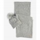 шал,всички,шапки,barbour,international,sparkle,beanie,scarf,gift,set,grey,marl