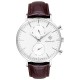 часовник,часовници,бижутерия,gant,stainless,steel,analogue,quartz,watch,silver,white