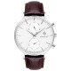 часовник,часовници,gant,stainless,steel,analogue,quartz,watch,silver,white