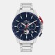 часовник,бижутерия,часовници,tommy,hilfiger,tommy,hilfiger,mens,watch,blue,silver
