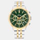 tommy,hilfiger,mens,watch,green,gold