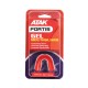 ръгби,хокей,atak,sports,fortis,gel,mouthguard,senior,red,white