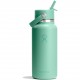 бутилки,за,вода,къмпинг,туризъм,hydro,flask,wide,mouth,water,bottle,946,ml,32,oz,with,flex,straw,cap,mermaid,green