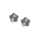 miso,women,s,clover,stud,earrings,silver