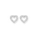 бижутерия,thomas,sabo,women's,stud,earrings,white