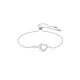 бижутерия,swarovski,women,s,heart,chain,bracelets,silver,crystal