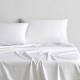 sheridan,1000tc,cotton,sateen,fitted,sheet,snow