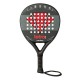 carlton,tetra,force,padel,racket,black,red