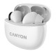 слушалки,canyon,true,wireless,headset,tws,5,white,merchandise