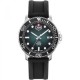 часовник,бижутерия,jdm,military,tango,black,silicone,green,dial,watch,silver,green,and,black