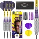 игри,дартс,target,darts,luke,littler,22g,brass,dart,set,purple,yellow