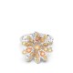 аксесоари,на,разпродажба,swarovski,eternal,flower,ring,flower,multicolored,rhodium,plated,orangy,yellow