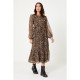 рокля,дамски,поли,и,рокли,дамски,облекла,размер,be,you,frill,animal,print,chiffon,midi,dress,animal