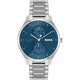 часовник,часовници,бижутерия,boss,men,s,tyler,multifunction,water,resistant,analogue,quartz,watch,blue,silver
