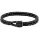 аксесоари,на,разпродажба,boss,gents,boss,seal,braided,leather,bracelet,black