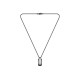 бижутерия,boss,men's,devon,pendant,necklace,black