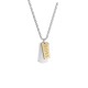 boss,men,s,devon,stainless,steel,pendant,necklace,two,tone