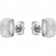 boss,men,s,yann,stud,stainless,steel,square,earrings,silver