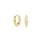 бижутерия,swarovski,matrix,hoop,earrings,round,cut,white,rhodium,plated,gold,crystal
