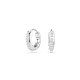 бижутерия,swarovski,matrix,hoop,earrings,round,cut,white,rhodium,plated,silver,crystal