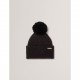зимна,шапка,всички,шапки,зимни,аксесоари,ted,baker,ted,bobble,hat,black