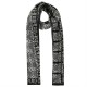 шал,ръкавици,шапки,и,шалове,biba,biba,blair,logo,scarf,monochrome