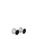 hugo,tokeep,round,cufflinks,black