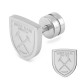 футбол,футболни,аксесоари,team,officially,licensed,stainless,steel,earring,single,west,ham,utd,fc