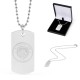 футбол,футболни,аксесоари,team,officially,licensed,stainless,steel,dog,tag,and,ball,chain,man,city,fc