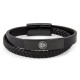 футбол,футболни,аксесоари,team,officially,licensed,stainless,steel,and,leather,black,ip,bracelet,man,city,fc