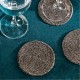 домашни,потреби,biba,biba,beaded,coasters,set,of,4,black,silver