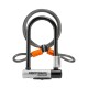 kryptonite,kryptolok,mini,u,lock,with,4,foot,flex,and,flexframe,bracket,sold,secure,gold,black,silver