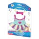 casdon,toy,build,a,bear,workshop,clothing,pack,striped,dress,bow,dress,bow