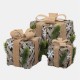 коледни,опаковки,и,декорации,the,spirit,of,christmas,3pc,rattan,parcels,54,beige,one,size,beige