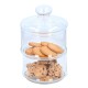 alpina,glass,storage,jar,2,tier,o16x28cm,multi