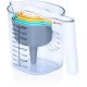 alpina,stackable,measuring,jugs,9pc,multi