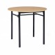 аксесоари,на,разпродажба,furniturer,badman,black,and,wooden,80*80cm,dining,table,4,seater,brown