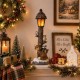 the,spirit,of,christmas,light,up,woodland,lampost,fox