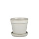 градина,/,на,открито,аксесоари,на,разпродажба,mica,clint,pot,with,saucer,white
