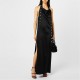 рокля,дамски,поли,и,рокли,off,white,belted,long,dress,black
