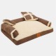 за,домашни,любимци,аксесоари,на,разпродажба,waggy,tails,lux,3pc,pet,bed,ecru,brown